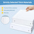 SUNEE 3 Ring Binder, 2 Inch, Clear View Binder, PVC-Free, for School or Office Supplies