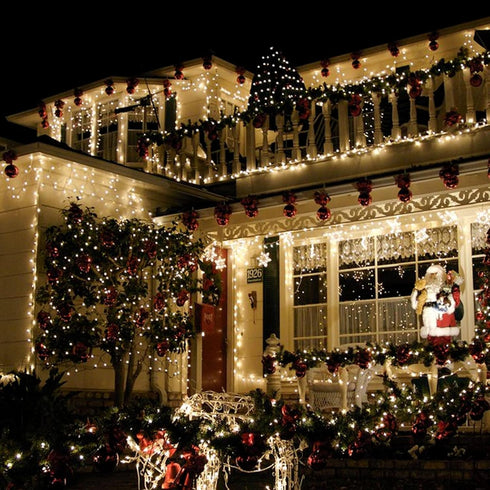 66FT 200 11 TW SHINE LED Color Changing Christmas Lights, Warm White & Multi Color Waterproof String Lights