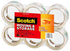 Scotch Clear Long Lasting Storage Packing Tape, 1.88 in x 54.6 yd, 6 Rolls for Sealing Moving Boxes