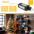 300LED 105FT 8 Decute Christmas String Lights Outdoor Waterproof UL Certified with End-to-End Plug Modes, Warm White