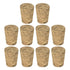 MECCANIXITY Tapered Cork Stoppers, 22x17x27mm Wooden Leakproof Soft Corks for Wine Beer Bottle Crafts, Pack of 10