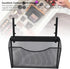 ZJchao Desk Side Storage Organizer Adjustable Mesh Hanging Desk Organizer Carbon Steel and PP for Office School