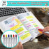 Colarr 30 Pcs Highlighter with Ballpoint Pen Combo, Chisel Tips for Student Office Writing Coloring Highlighting