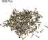 uxcell Small Tiny Nails, 1.2x8mm(DxL) for Wooden DIY Decorative Pictures, Bronze Tone, 500pcs