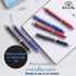 6-Pack 0.7 mm Set Art-n-Fly Gel Pens - Retractable Colored Pens - Fine Point Pen - for Smooth Writing, Journaling