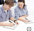 SCRIBBLEDO Dry Erase 5"x7" Mini Notebook, College Ruled Lined Board 2 Pack Reusable Writing Note Pad