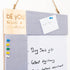 IVEI White Board Pin Board Combo, Dry Erase and Bulletin Board, 14in X 14in, All Purpose Boards