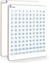 SCRIBBLEDO 9”x12” White Board Number Chart for First Grade Classroom, Small Math Practice Whiteboard