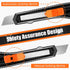 24 Pack DIYSELF Box Cutter, Box Cutters Retractable Razor Blades Utility Knife Opener Safety Snap off Knives