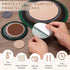 6Pcs 2 Inch 2mm uxcell Lamp Base Felt, Dia Thick Adhesive Round Soft Felt Furniture Pads, Non-Slip Anti-Scratch Backed