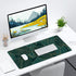 Large Desk Mat, 32" x 16" XXL Extended Gaming Mousepad, Cute Tropical Leaves Desktop Decor for Laptop & Keyboard