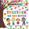 Pasimy Student Diversity Bulletin Board Sets - Boho Classroom Decor with Rainbow Equality Tree Handprint Cutouts