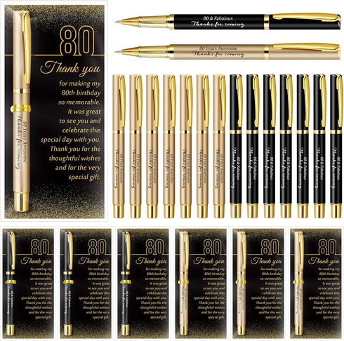 Feifeiya 50 Set 80th Birthday Party Favor for Guest Anniversary Party Favor with