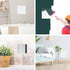 10 x 10 White Plastic Access Panel for Plumbing, Electricity, Heating, Alarm Wall Access