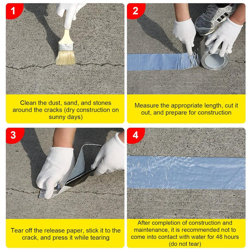 Butyl Tape, Waterproof RV Sealant Tape, UV-Resistant Roofing Tape for Camper, Marine, Truck, 16ft x 2in