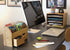 Lipper International Bamboo Wood File Organizer with 4 Dividers, 12 3/4" x 9 1/4" x 9 1/2"