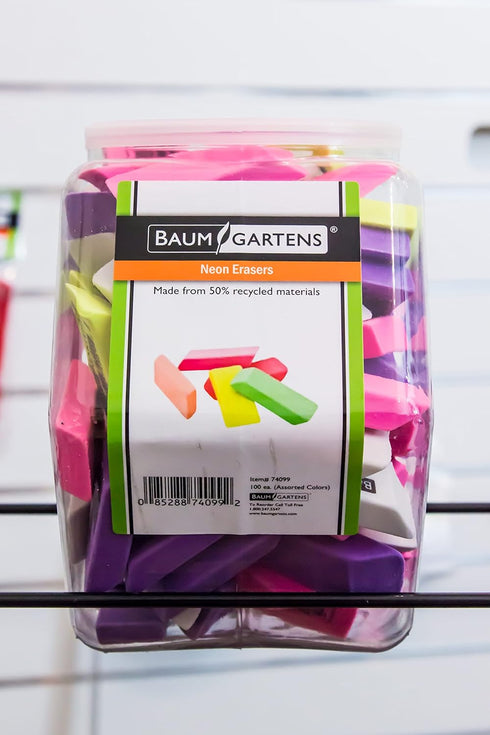 ERASERS NEON Pack of 100