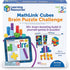 80 5+, Learning Resources MathLink Cubes Brain Puzzle Challenge, Pieces, Ages Classroom Must Haves, Preschool