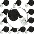 15 Pack 6.5Ft Adjustable Cam Buckle Lashing Straps, 1 Inch Nylon Packing Straps with Zinc Alloy Lock Buckle, Black