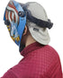 Reversible Welding Cap CAT2, Onesize Flame Resistant Cotton Welder Hat, HRC 2, Grey