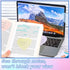 Jetec 900 Sheets Heart Transparent Sticky Notes, 18 Translucent Clear Memo Pad for Office School