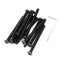 binifiMux 12pcs Black 1/4-20 x 1 1-1/4" 1-1/2" 2" 2-1/2" 3" 3-1/2" Hex