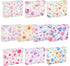 Janmini 30 Pcs Decorative Hanging Folders, Seamless Floral Design, Letter Size, Office Supplies Organizers