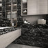 16x118 inch Black Marble Contact Paper - Peel and Stick Waterproof Vinyl for Kitchen Cabinet Decoration