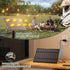 102FT(96FT+6) 34 Dimmable Bulbs addlon Solar String Lights Outdoor Waterproof with USB Port & Remote Control Solar