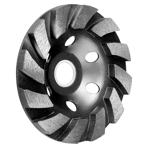 SUNJOYCO 4.5 inch Concrete Grinding Wheel, Heavy Duty Turbo Row Diamond Cup Grinding Wheel for Angle Grinder