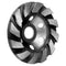 SUNJOYCO 4.5 inch Concrete Grinding Wheel, Heavy Duty Turbo Row Diamond Cup Grinding Wheel for Angle Grinder