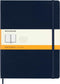 Moleskine Classic Notebook, Hard Cover, XL, 7.5" x 9.5", Ruled/Lined, Sapphire Blue, 192 Pages