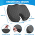 TushGuard Seat Cushion - for Office Chair, Car Seat, Airplane, Bleacher - Sciatica & Coccyx Pain Relief Desk Chair