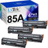 LxTek Compatible Toner Cartridge for HP 85A - CE285A, Compatible with Laserjet Pro P1102W, 4-Pack Black