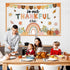 Fall Pumpkin Bulletin Board Decorations, Thanksgiving Classroom Decor with Autumn Leaves Pumpkin Cutouts