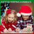 Cholemy 200 Pcs Christmas Pens Bulk, Xmas Novelty Ballpoint Pens with Black Ink for School Office Home