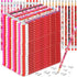 Zuazaor 500 Pieces Valentine Pencils with Erasers, Kids Heart Wooden Pencils for Office and School Supplies
