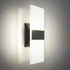 ASD 12 Inch Indoor LED Wall Sconce - 12W 2700K-5000K Dimmable Black