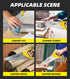 DOWELL 14 in Hand Saw, 11 TPI Fine Cuts Wood Saw for Sawing, Trimming, Gardening, Sharp Blade