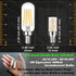 12V E12 LED Candelabra Bulb, 40W Equivalent Warm White 2700K, 4W 450Lm Low Voltage for RV Camper Marine Boat, 4-Pack
