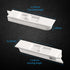 Tilt Latch Pairs White Plastic Construction Snap-In Latch Pairs Spring Loaded Sliding Window Tilt Latch for Home Window Accessories(20 Pieces)