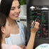 Magnetic Dry Erase Black Menu Board (16 x 12") for Fridge, Weekly Meal Planner with 4 Neon Chalk Markers & Cloth Eraser
