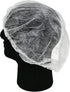 Disposable Bouffant Caps, 100 Pcs, Breathable, Latex-Free, Elastic Edge for Secure Fit