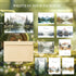 Thank You Cards Set of 20, 4x6 Inches Watercolor Nature Forest Cards with Envelopes for All Occasions