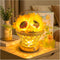 Pearl Sunflower Lamp Cordless USB-Rechargeable LED Night Light with 3-Color Touch Control,