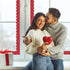 Whaline 69Ft Valentine's Day Glitter Bulletin Board Borders, 5 Designs Red Pink Heart Stripe Dot Decoration