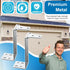 2PCS Garage Door Sensor Bracket Compatible with GSTB-R STB-BL Garage Door Sensors Replacement, Sturdy Metal, Wall