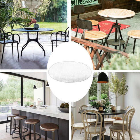 Greenjin 14" Round Bar Stool Cushion, Anti Slip Memory Foam Chair Cushion, Circle Stool Pad, Detachable Chair Pad