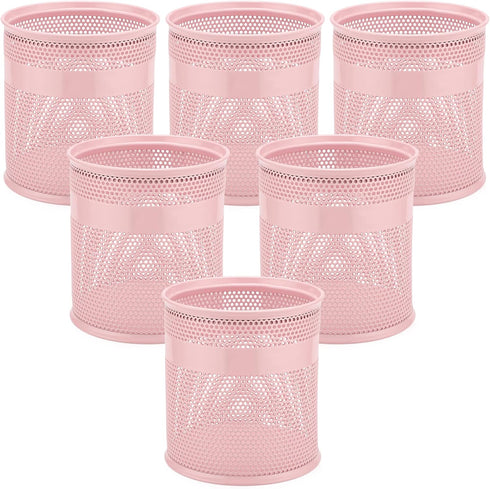 Segarty Pencil Holder, 6 Pack Pink Pen Holder for Desk, 3.9 x