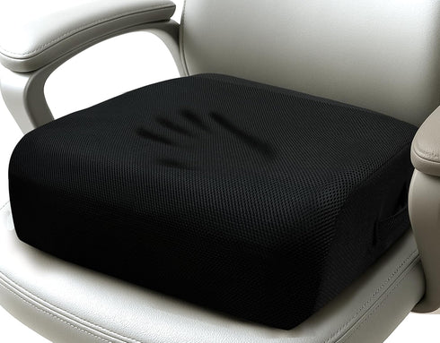 VGLCBBSTS Office Chair Booster Cushion 6-Inch Extra-Thick Height Increase Seat Pad with Dual-Layer